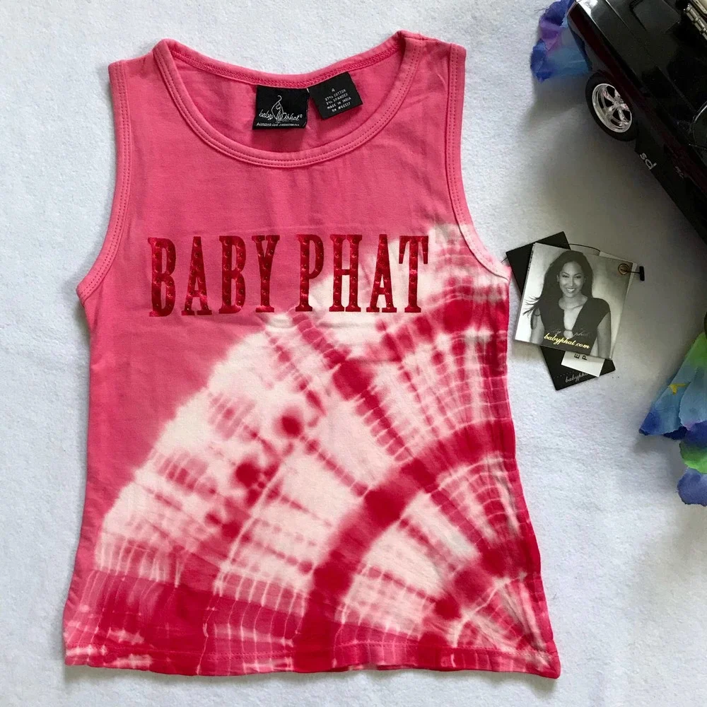 ❌SOLD❌ Baby Phat NWT Tye Dye Tank Top for Girls 4 - Picture 2 of 9